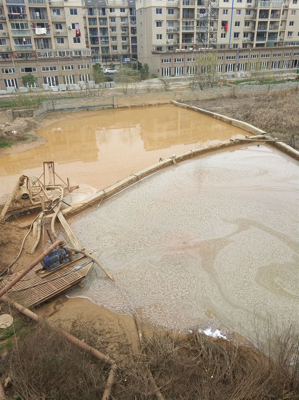 石泉沉淀池淤泥清理-厂区废水池淤泥清淤