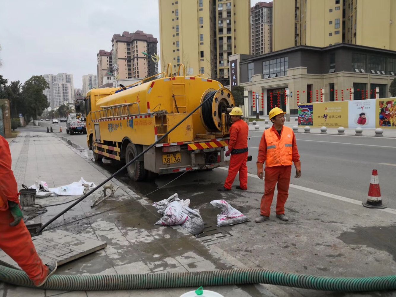 石泉排污管道清淤-管道清洗